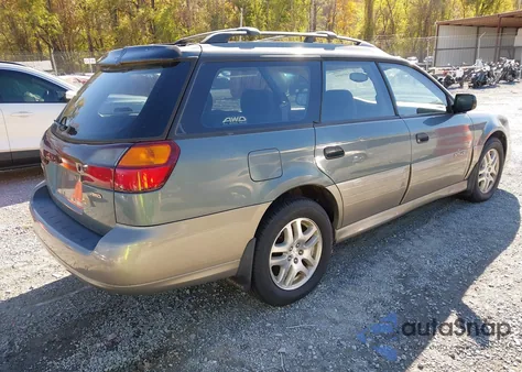 2001 Subaru Outback from USA, damaged, VIN 4S3BH675617672997